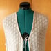 Viola! Katrin 30% Linen 35% Viscose 35% Cotton Knitted Maxi Duster wmns L
