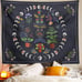 Botanical Moon Phase Tapestry - L(59.1ʺ x 78.8ʺ)