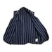 Lauren Ralph Lauren Vest L Blue Pinstripes Sweater Crest Gold Buttons Preppy