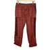 Anthropologie Hei Hei Embroidered Crochet Linen Cropped Marlena Trousers Pants