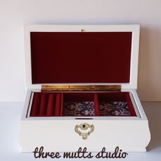 Fancy Bertha Jewelry Chest - Upcycled