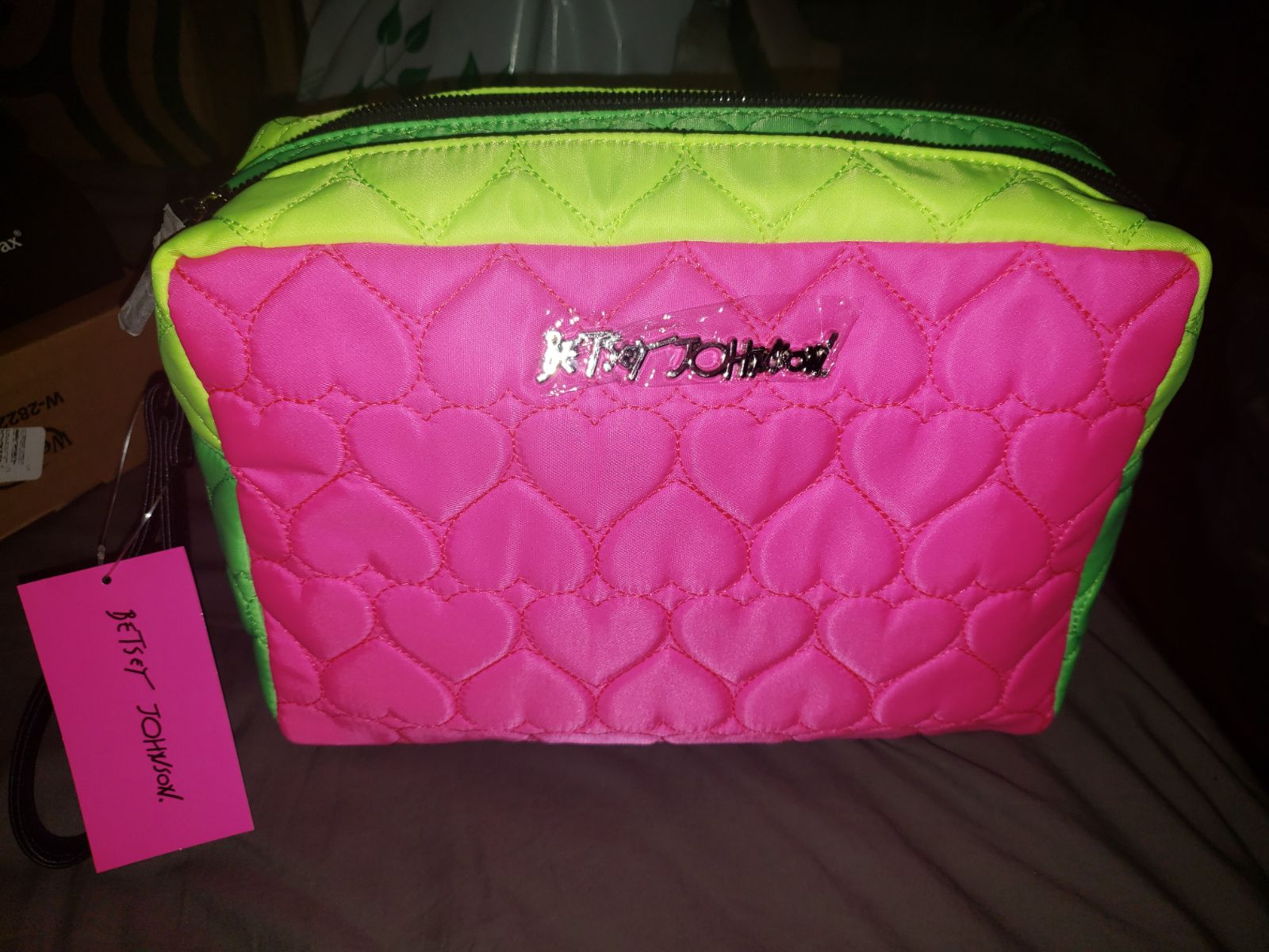 Betsey Johnson Makeup/travel bag