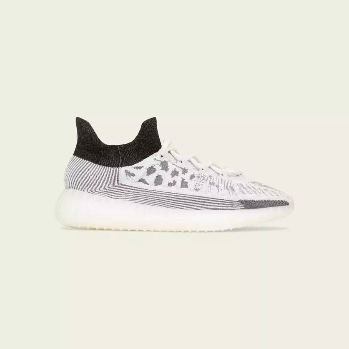 adidas YEEZY Boost 350 V2 CMPCT Shoes, Slate White, IG9608, Men’s Size 10