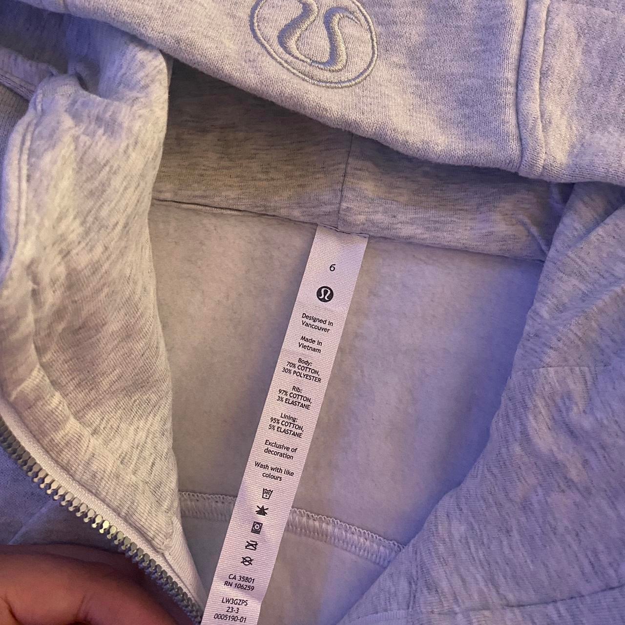 Lululemon Scuba Full-Zip Cropped Hoodie