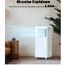 8000BTU Portable Air Conditioner W/ Ultimate Versatility & Whisper-Quiet Perform
