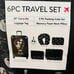 Nightmare before Christmas Carryon 6 piece travel set