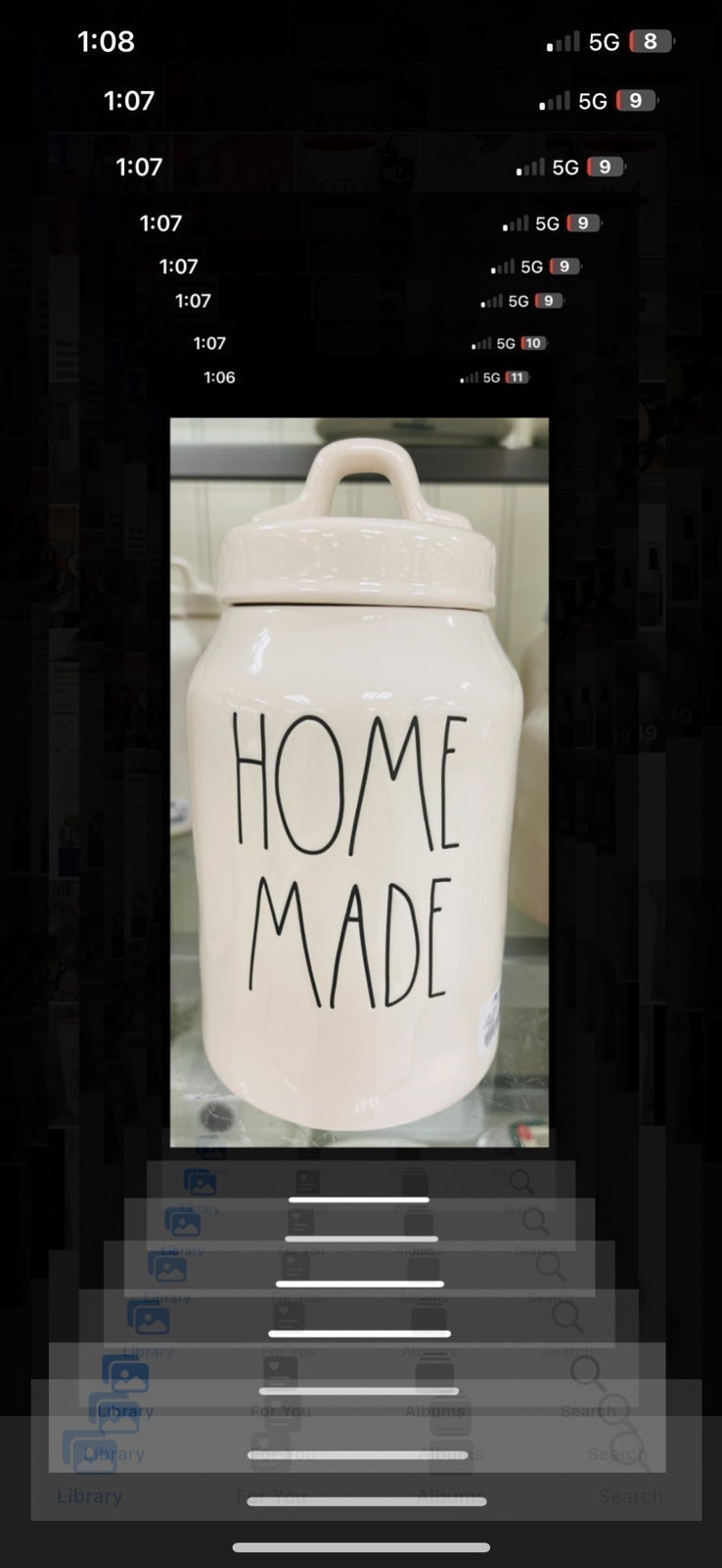 Rae Dunn Home Made Canister