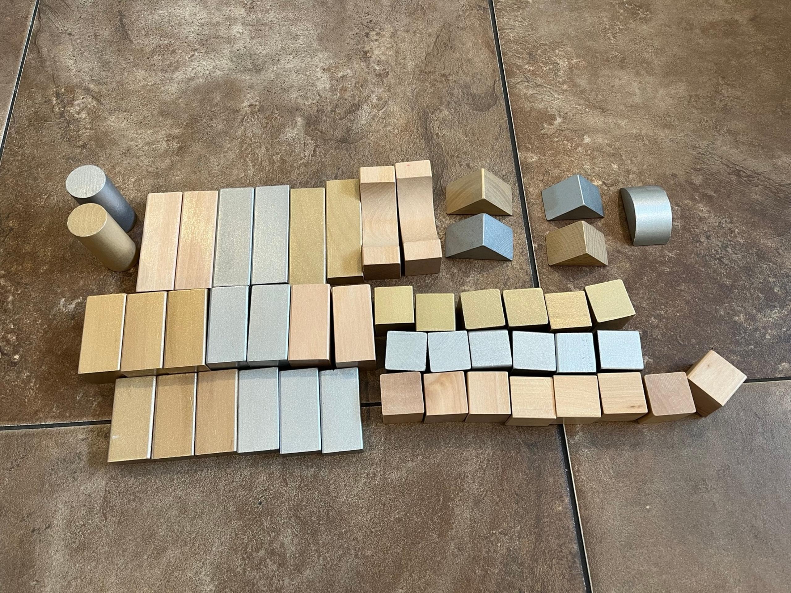 Pottery barn kids wooden block set