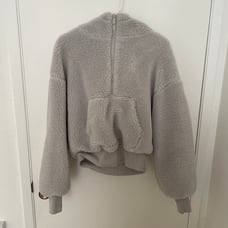 Alo Yoga Half Zip Cropped Sherpa Hoodie