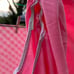 Vintage Dantrel Full Size Sheet Set No Iron Muslin Pink Stripes