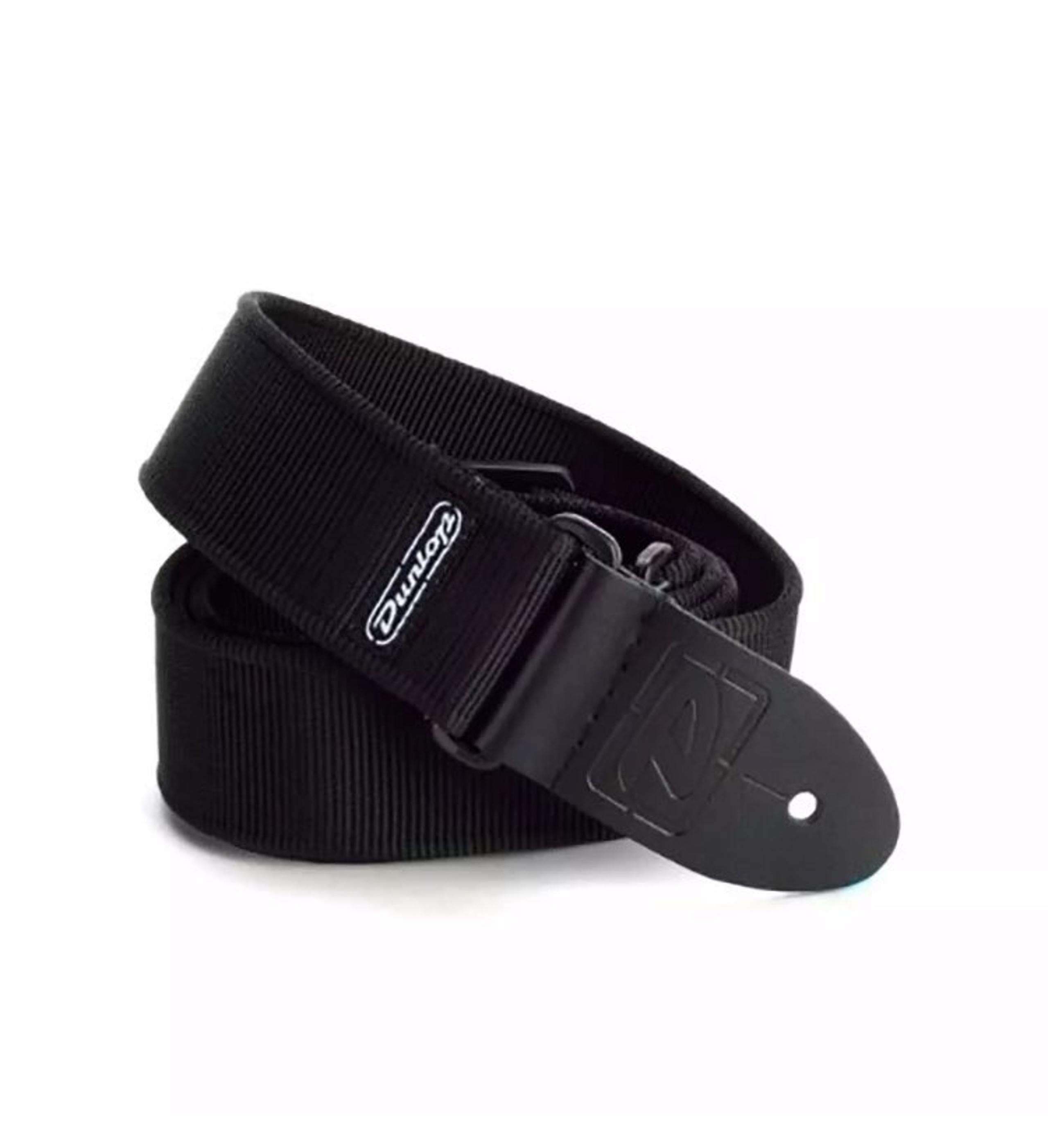 Dunlop D38-09BK Solid Guitar Strap - Bla