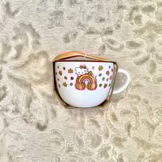 Hello Kitty Pumpkin Fall Leaves Mug & Spoon Set