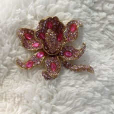 NOS Flower brooch pendant