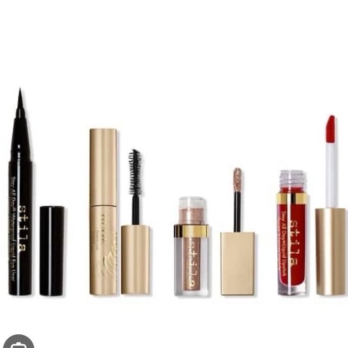 STILA 4p Makeup Set Eyeliner, Mascara, Liquid Eyeshadow, Liquid Lipstick 60