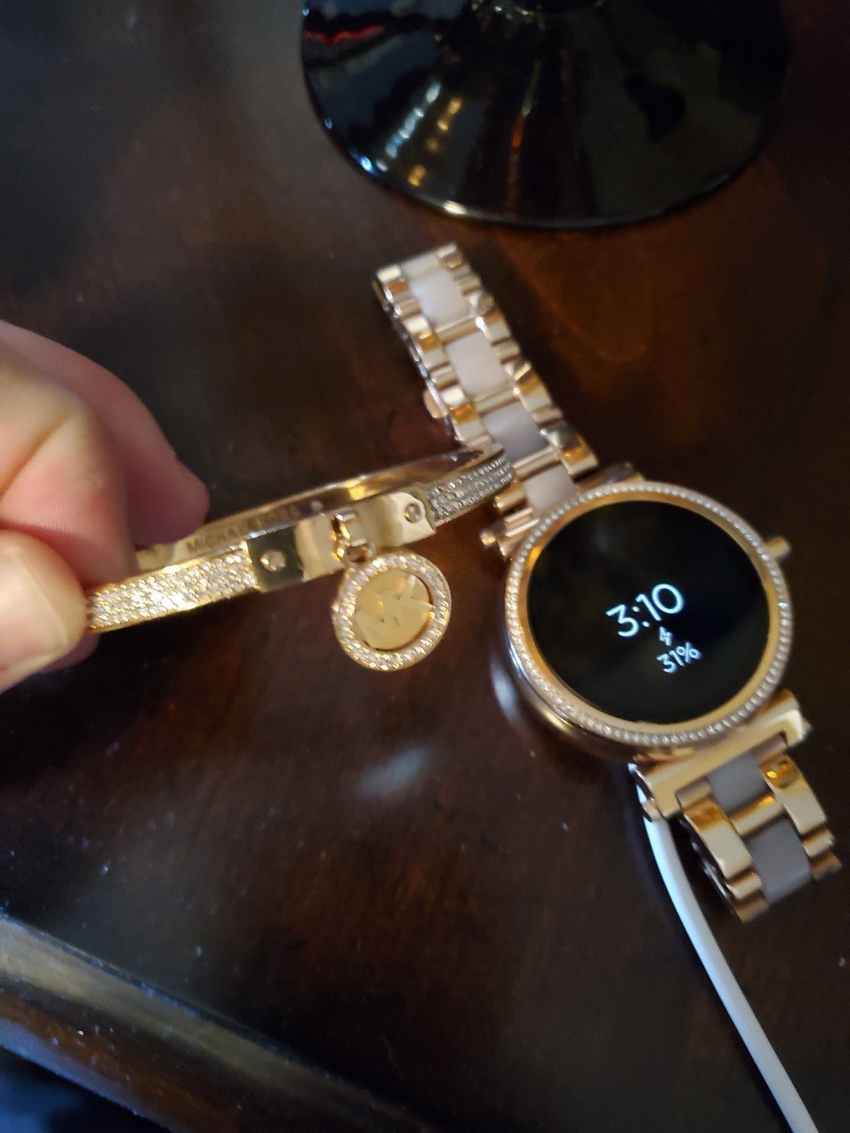 Michael kors smart watch and bracelet