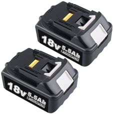 2Pack For Makita 18V 5.5Ah LXT Lithium-Ion BL1820 BL1830 BL1850b BL1860b Battery