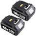 2Pack For Makita 18V 5.5Ah LXT Lithium-Ion BL1820 BL1830 BL1850b BL1860b Battery