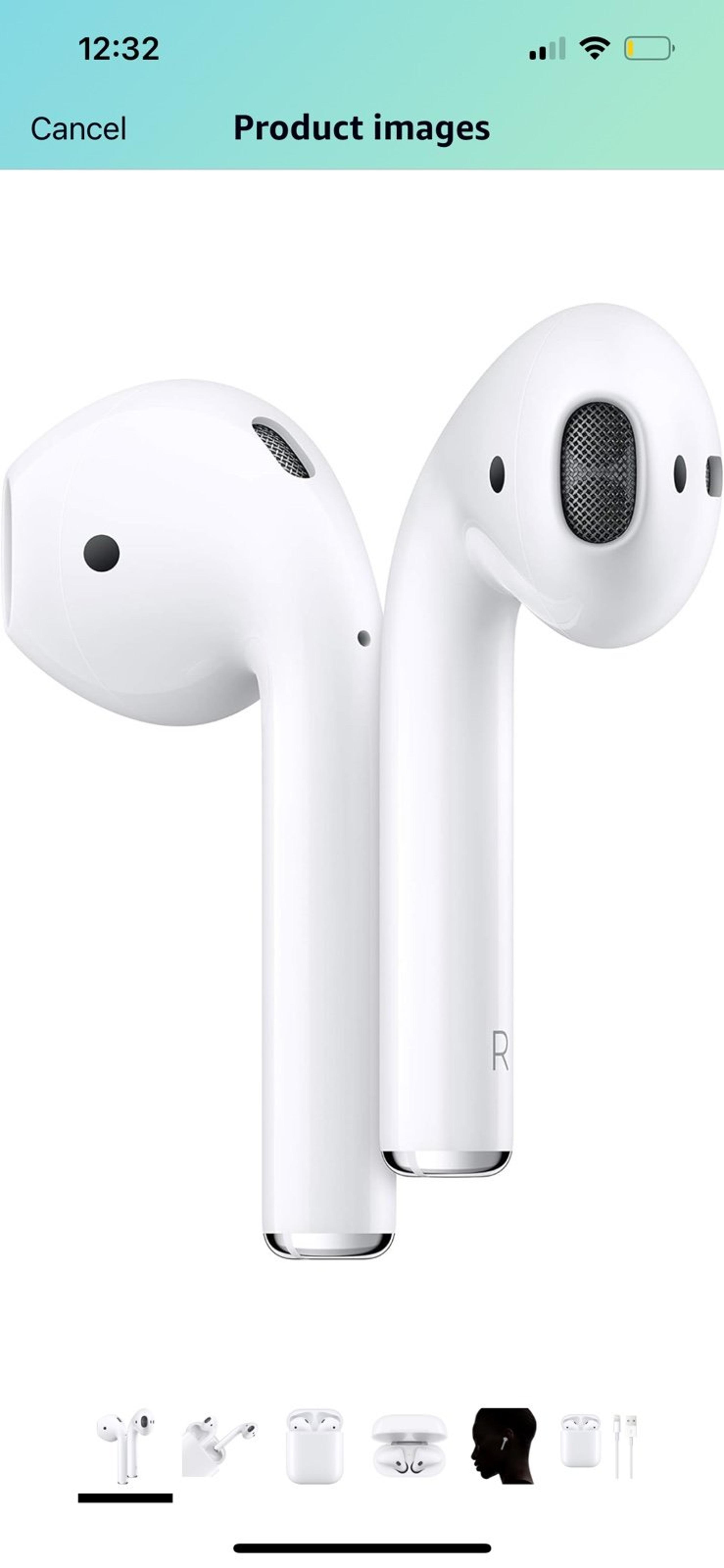 Apple AirPods (2nd Generation) Wireless Ear Buds, Bluetooth Headphones