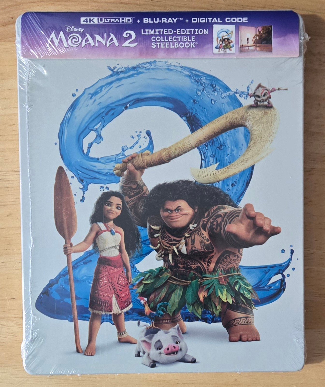 Moana 2 4K Steelbook. Brand New, Sealed