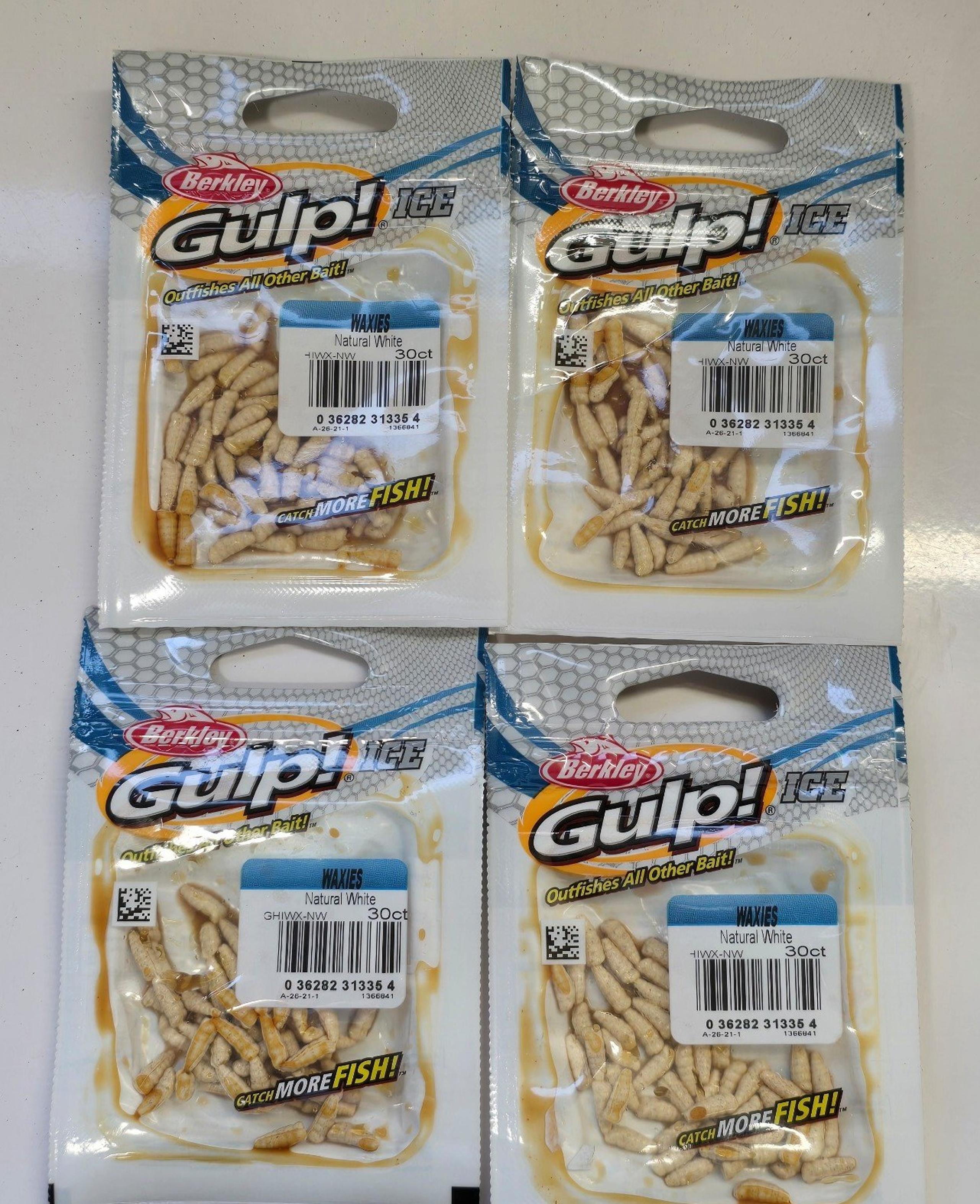 (4) Gulp Wax Worms - Panfish baits