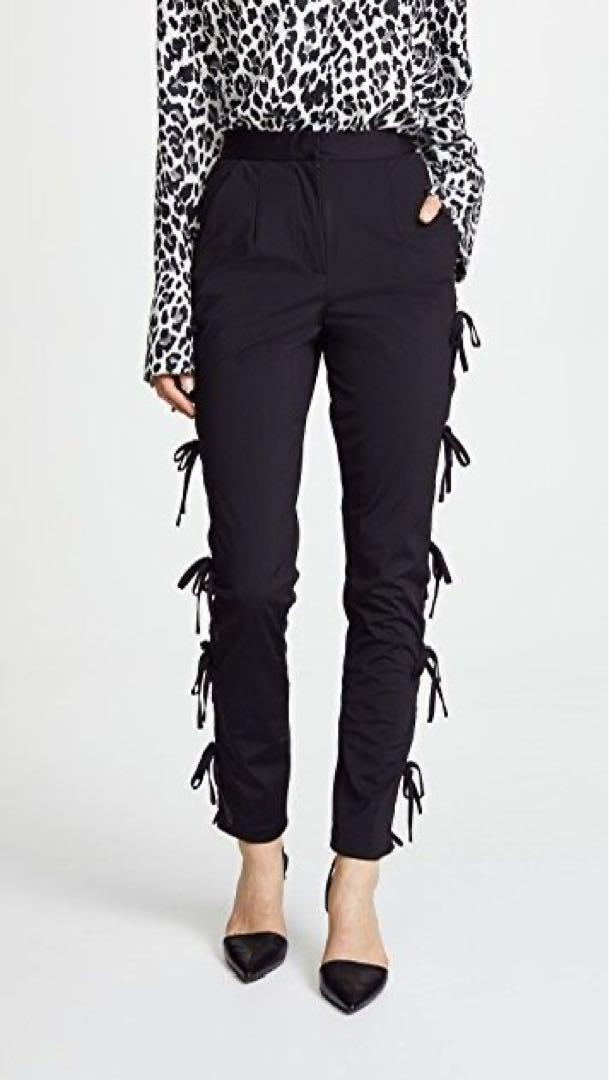 海外限定スパイク販売 bow a with Self-portrait and trousers. straight パンツ