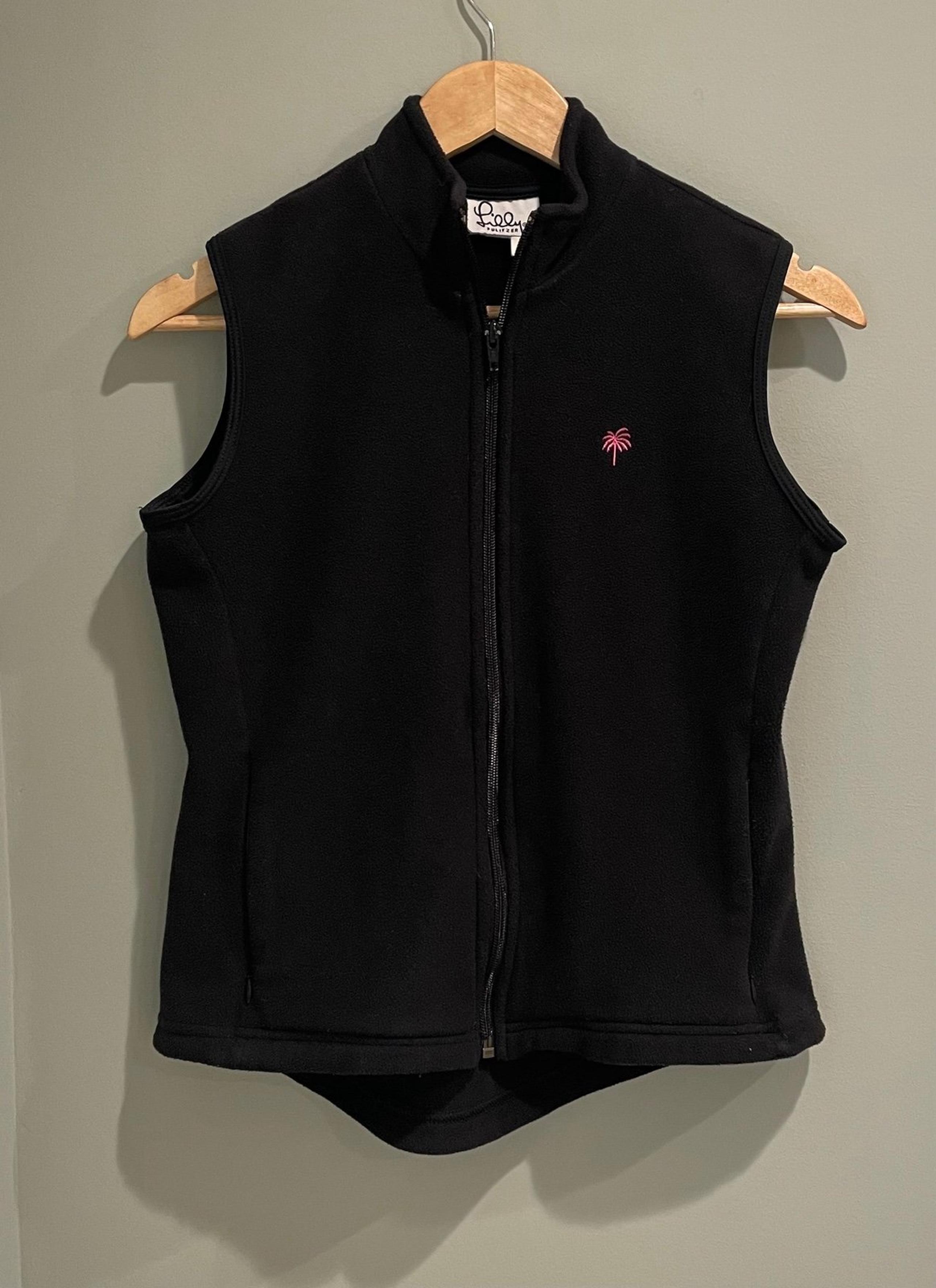 Lilly Pulitzer Vintage Women’s Full Zip Fleece Vest-Size Small