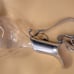 France Paris Dumanoir Etain Crystal Pewter Decanter for Wine Neo Classic 1920's