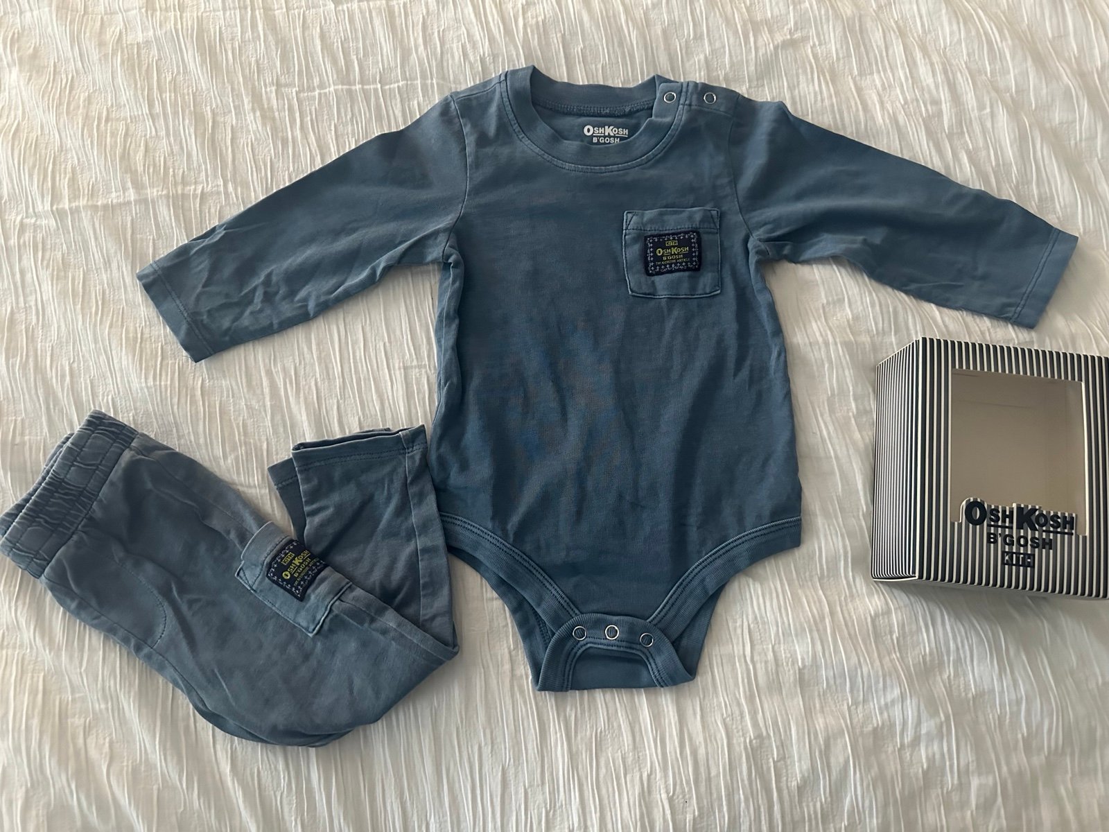 KITH X Oshkosh 12-18M one piece & pants