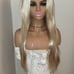 Lace front Wig Ash Blonde