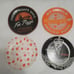 Disney Parks Toy Story Pizza Planet Set of 4 8” Plates Aliens Orange Black
