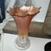 Vintage Carnival Vase 8 Tall excellent Condition