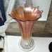 Vintage Carnival Vase 8 Tall excellent Condition