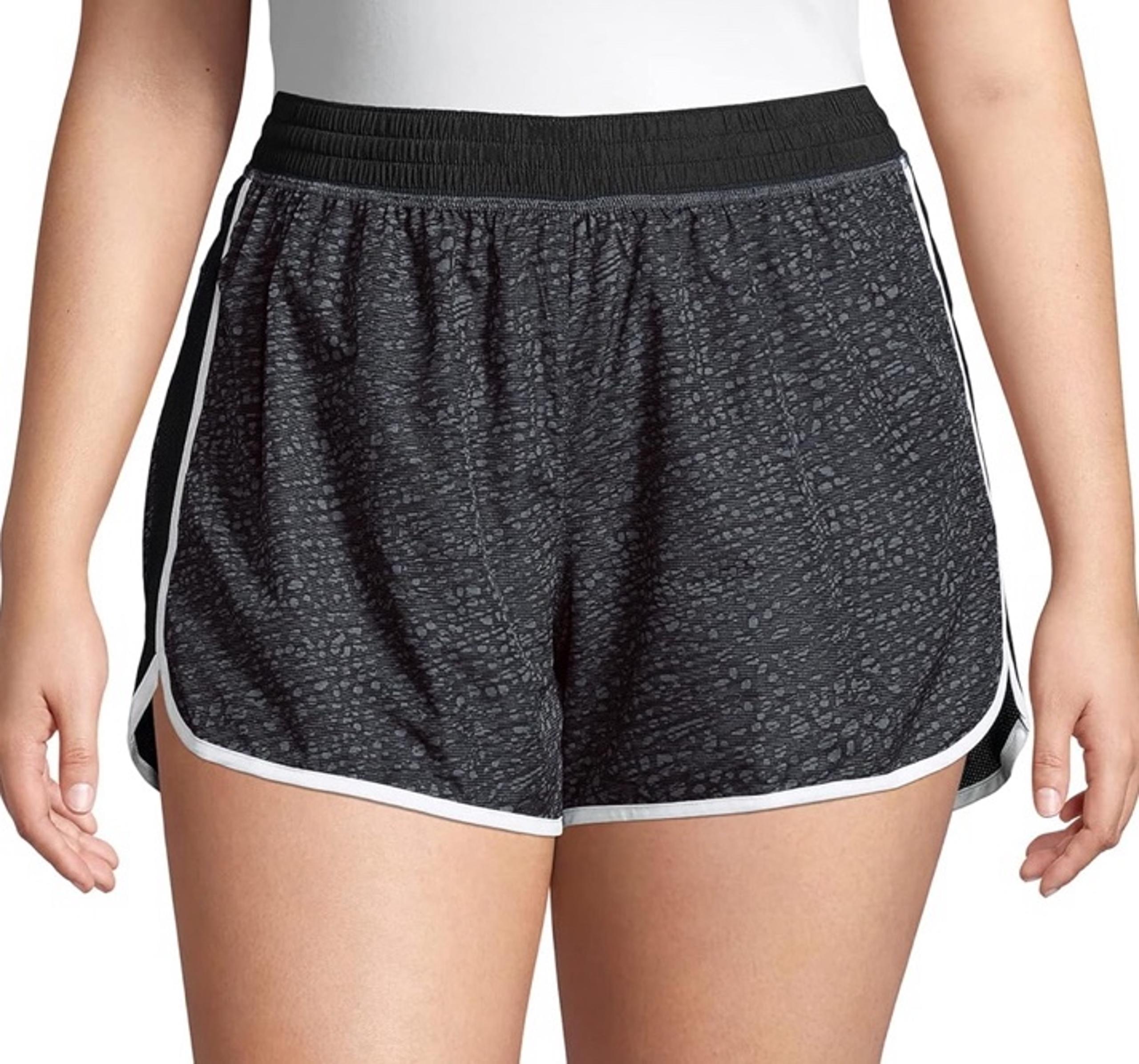 Just My Size Women's Active Plus-Size Woven Running Shorts, Moisture-Wicking Sho