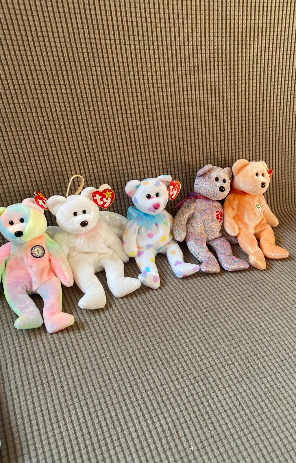 Ty Beanie Babies Girly Bear Lot