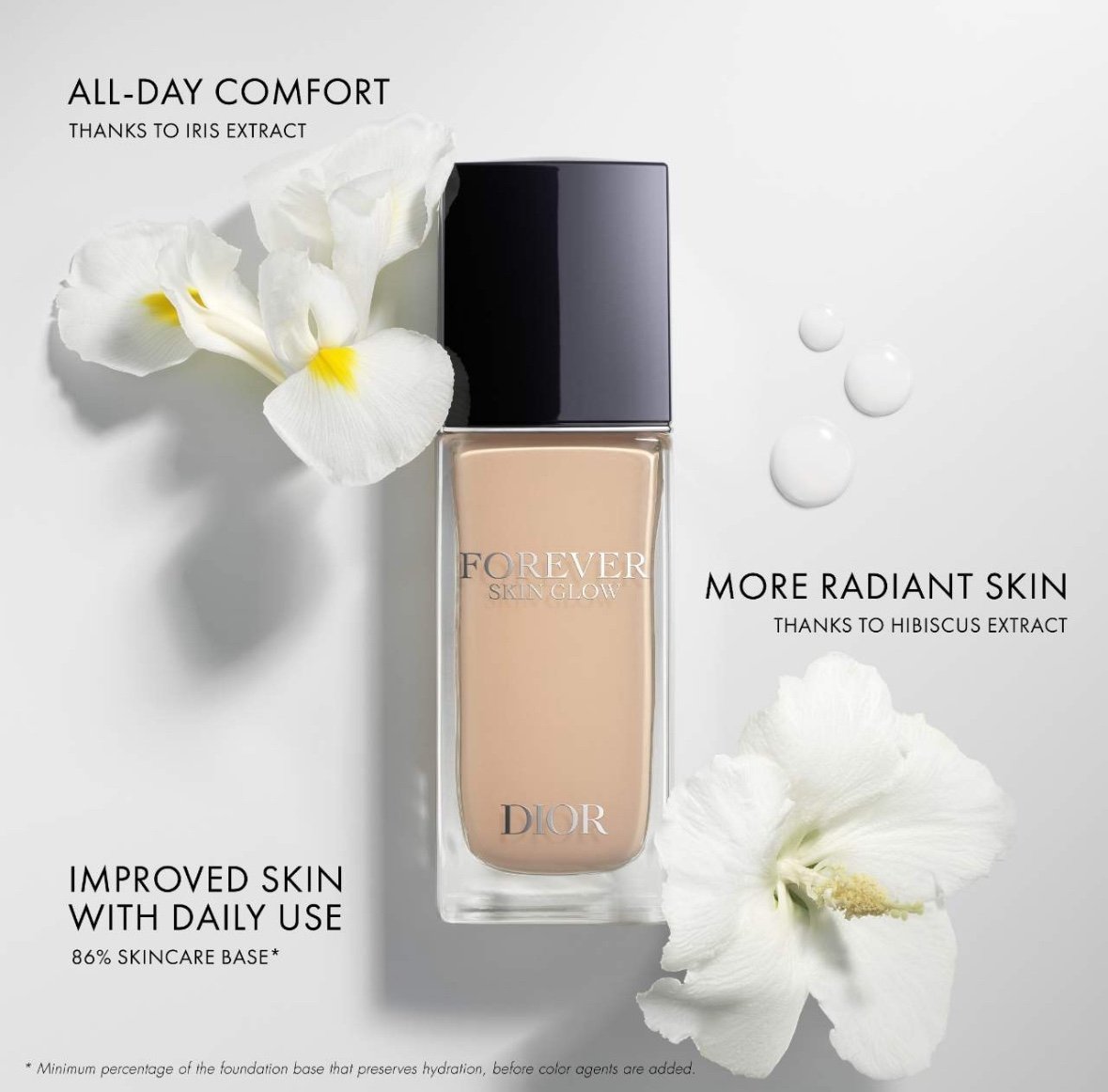 Dior Forever Skin Glow Radiant Foundation - 24h Wear 00 Neutral Makeup SPF 15