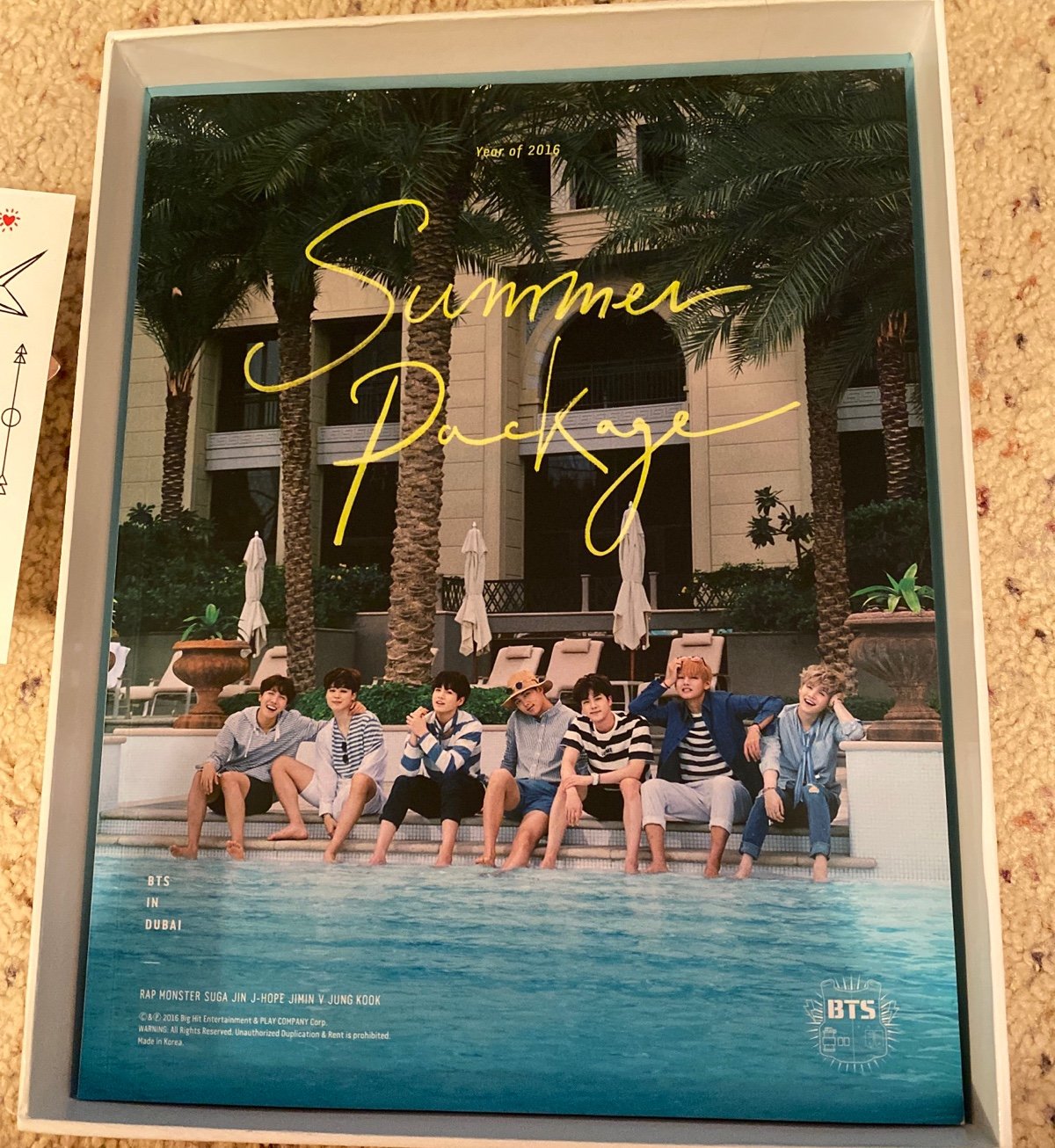 BTS 2016 Summer Package in Dubai with Photobook + DVD sets +