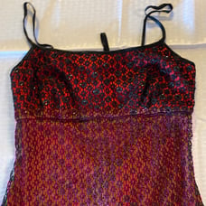 Red formal dress
