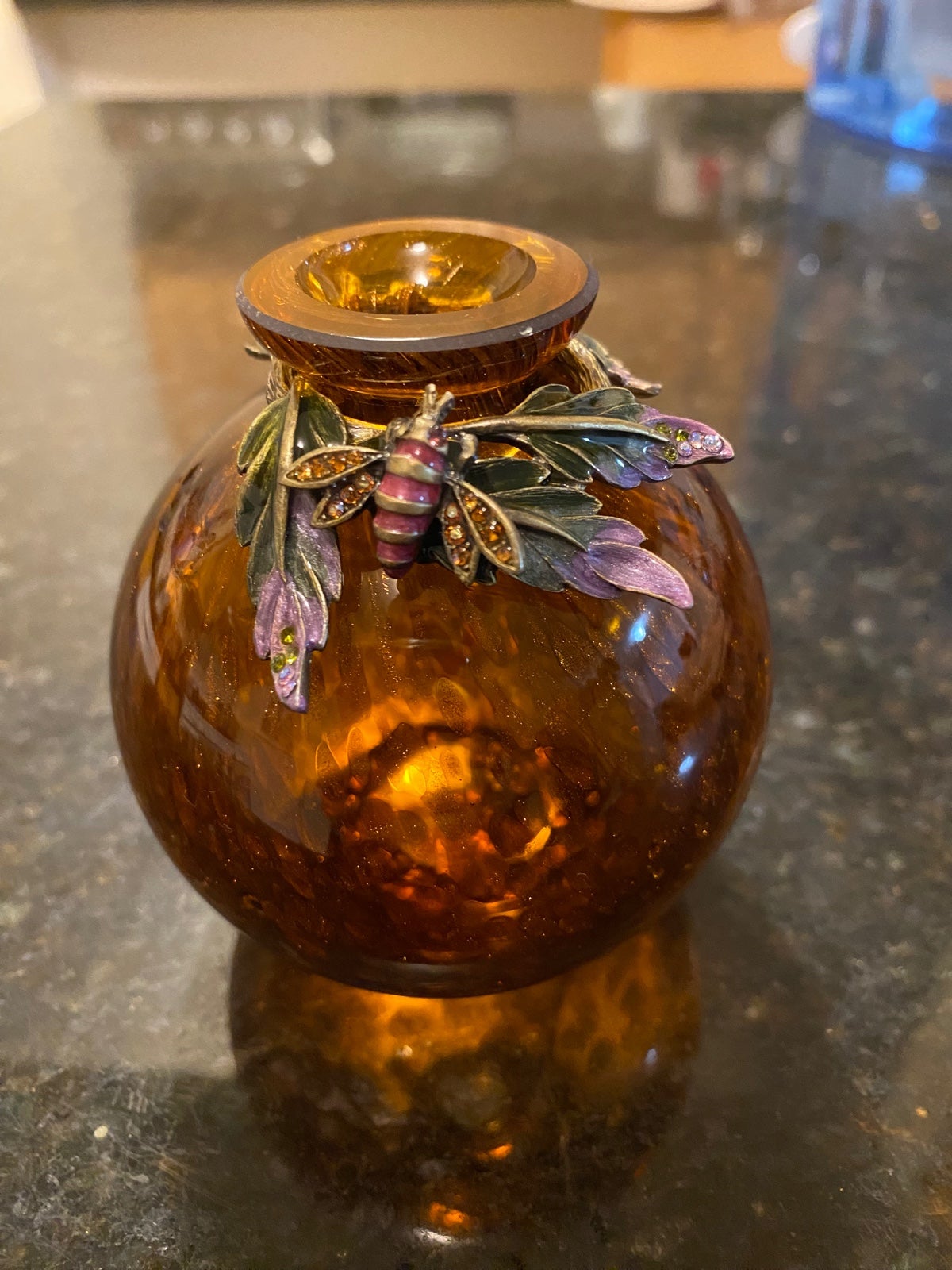 Jay strongwater mini glass vase