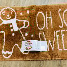 21”x32” gingerbread OH so Sweet bath rug