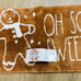 21”x32” gingerbread OH so Sweet bath rug
