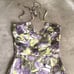 ANTHROPOLOGIE Lithe Tea for Two Floral Ruffle Halter Midi Dress Multicolor SZ 8