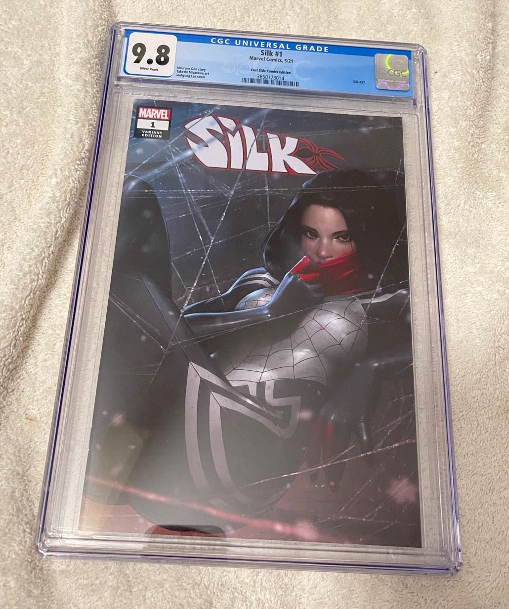 Silk 1 CGC 9.8 Jeehyung Lee East Side Comics Variant