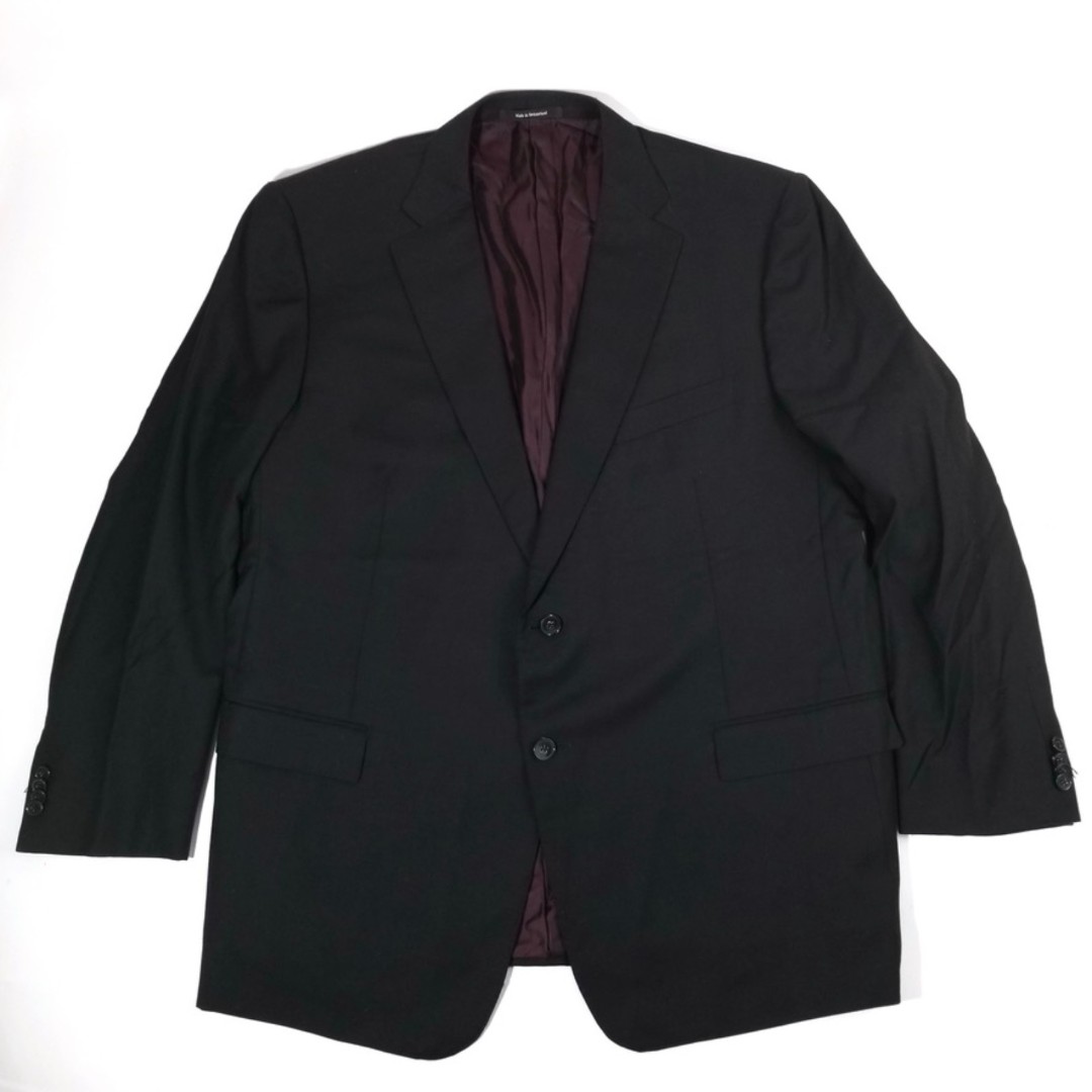Ermenegildo Zegna Designer Black Wool Blazer