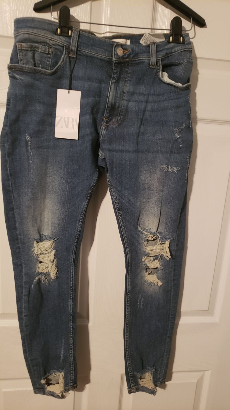 Zara Skinny Distressed Women's Jeans