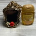 Bath & Bodyworks Belle pocketbac Holder and hand sanitizer light up keychain NEW