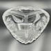 Mikasa Satin Frosted Crystal Peacock Tulip Etched Divided Serving Dish Rare Lrge