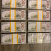 8 packs of 100 Prop Money, fake money for motion pictures