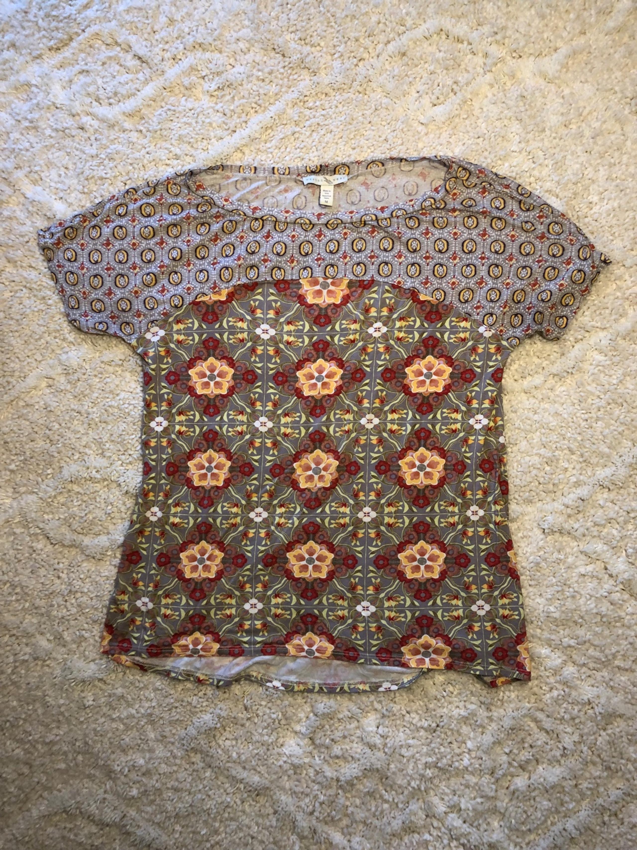 Weston Wear by Anthropology floral tshirt