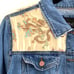 Re-done jean jacket one of a kind Plus Size 2X