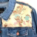 Re-done jean jacket one of a kind Plus Size 2X